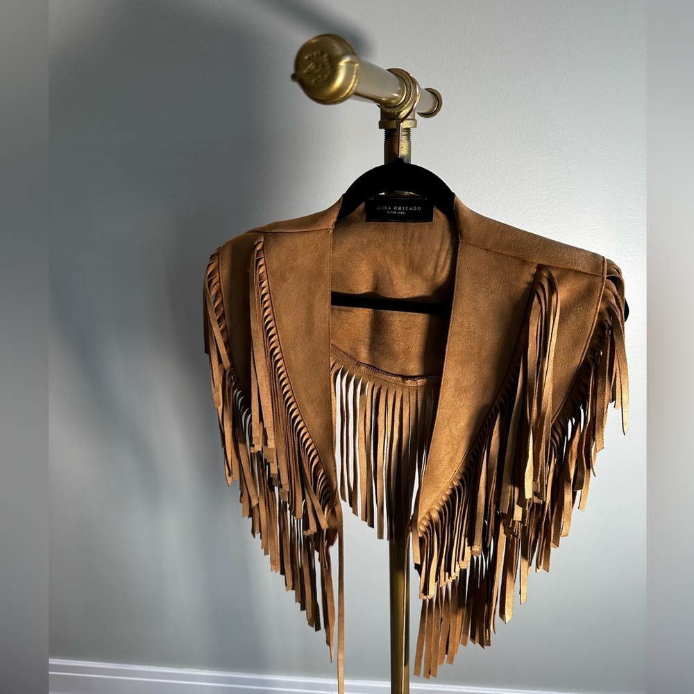 Akira Fringe Cape Jacket